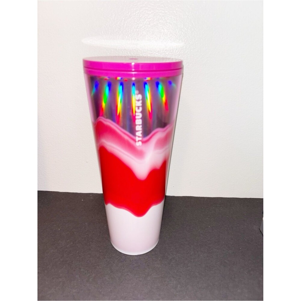 Starbucks 2021 Holiday Iridescent Venti Cup-No Straw
